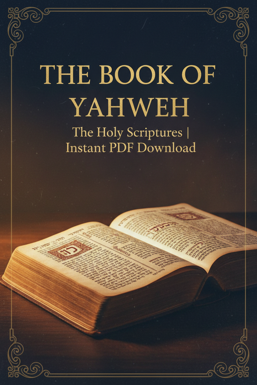 The Book of Yahweh promotional graphic