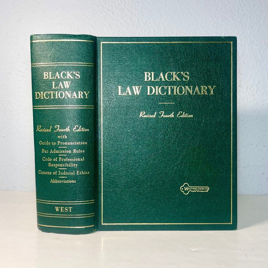1972 Black's Law Dictionary: Revised Fourth Edition ⚡ Instant Digital Download