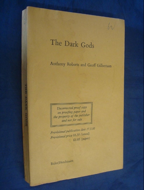 The Dark Gods PDF by Anthony Roberts