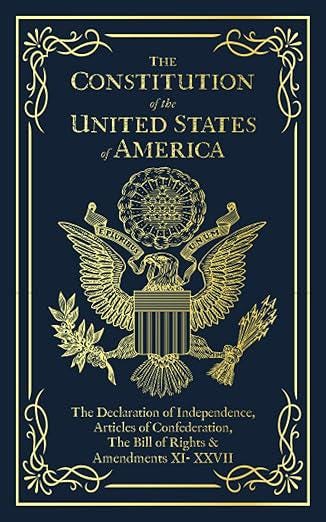 US Constitution, Declaration of Independence & Bill of Rights