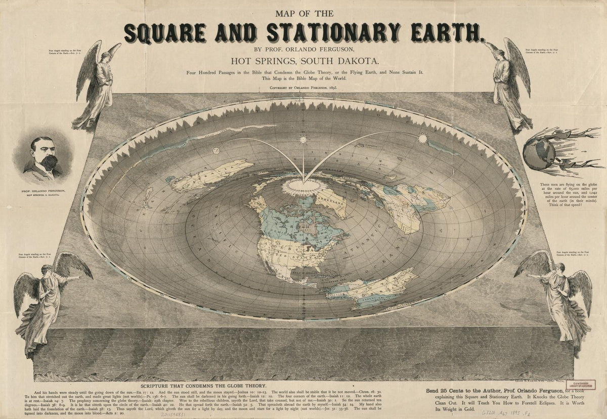 Bible scriptures proving the earth is flat