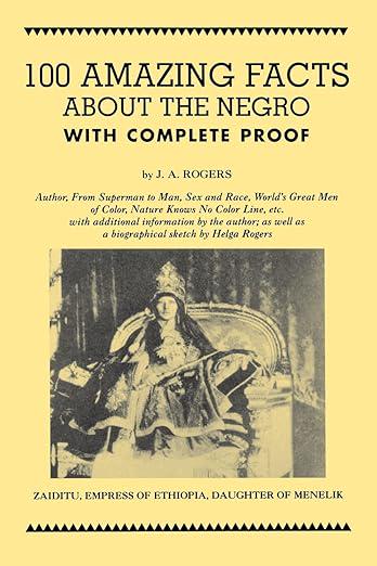 100 Amazing Facts About the Negro with Complete Proof by J.A. Rogers ⚡ Instant Digital Download
