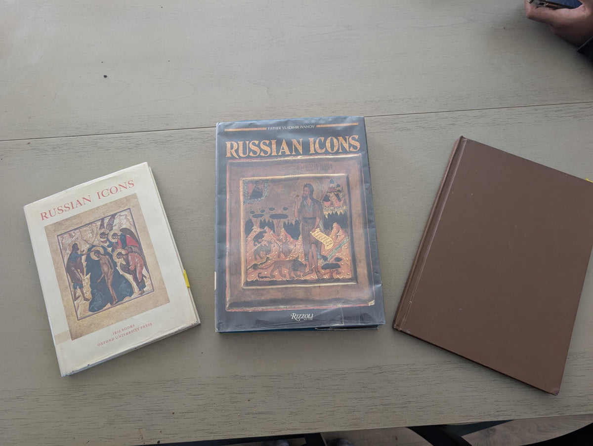 Russian Icons Three Book Series by Vladimir Ivanov