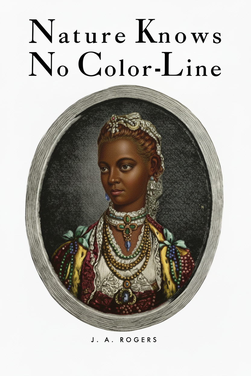 Mixed-race woman on the color book cover